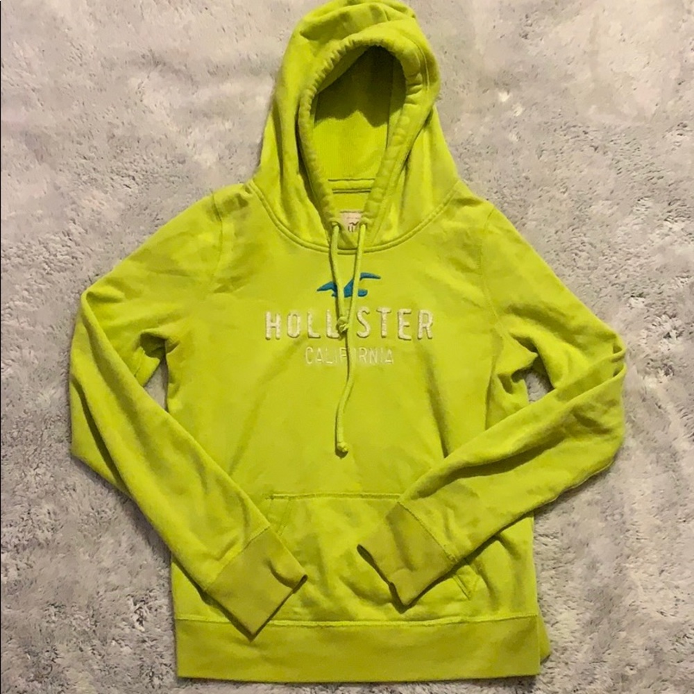 Hollister lime-green light jacket